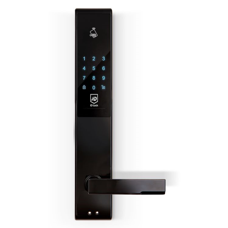 ID Lock 150 elektronisk lås til dør - hvit/svart/sølv – Z-Wave-Shop.no
